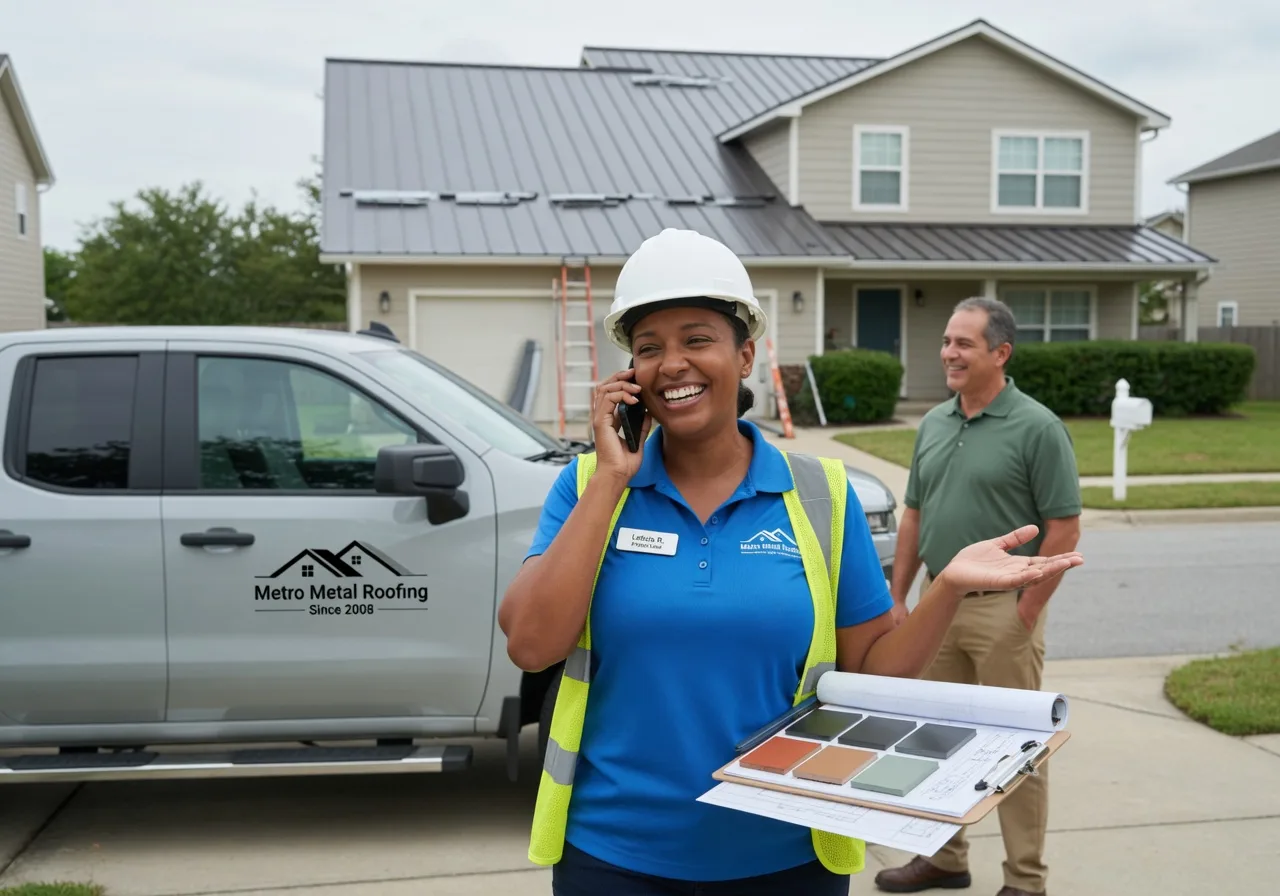 Storm Damage Metal Roof Repair in Stevensville, PA
